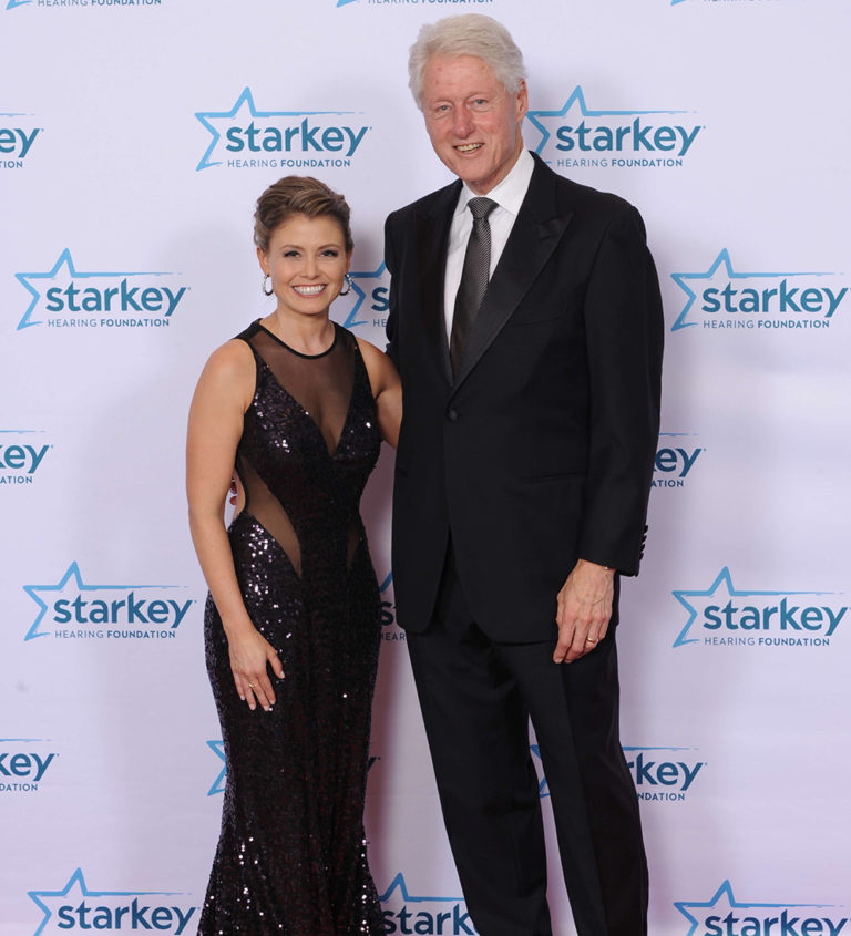 Bill Clinton and Jennifer Evans